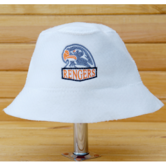 Men's sauna hat Ranger, white