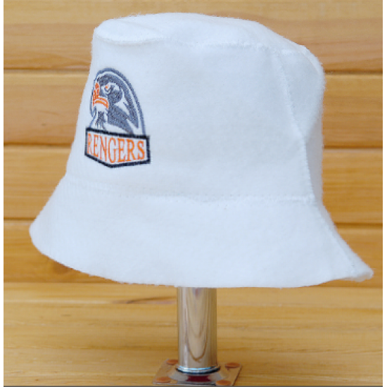 Men's sauna hat Ranger, white