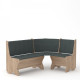 Kitchen corner Companit Canada oak sonoma/gray