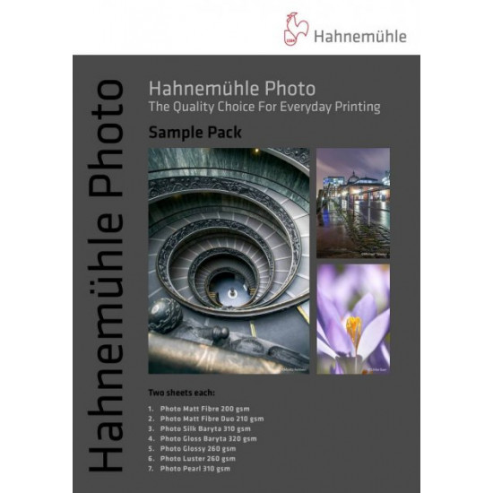 Hahnemuhle Photo набір зразків А4, 14 аркушів