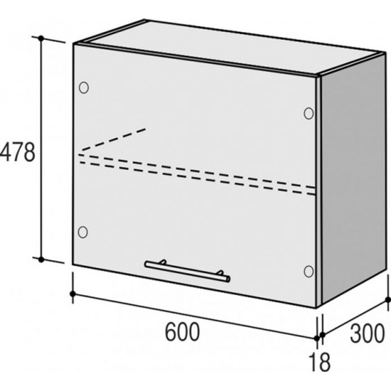 Top module RoKo Runa 47.8 x 30 x 60 cm Polar Oak (20200028628)