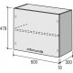 Top module RoKo Runa 47.8 x 30 x 60 cm Polar Oak (20200028628)