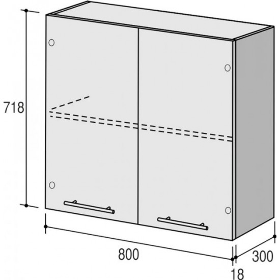 Upper module RoKo Runa 71.8 x 30 x 80 cm Cream (20200028731)