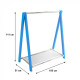 Clothes rack Fenster Leo 1P Blue