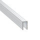 Aluminum profile Penn Elcom MG-0650 edging U-shaped with a groove of 7 mm