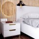 Nightstand Swan Art In Head White Supermat