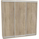 Sliding wardrobe HOUSE VN256 Sonoma Oak chipboard 250x60x220