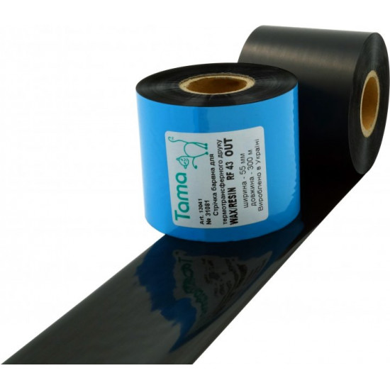 Ribbon Tama WAX/Resin RF43 55 mm x 300 m Out (13041)