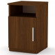 Bedside table Kompanit PKT-1 walnut ecco