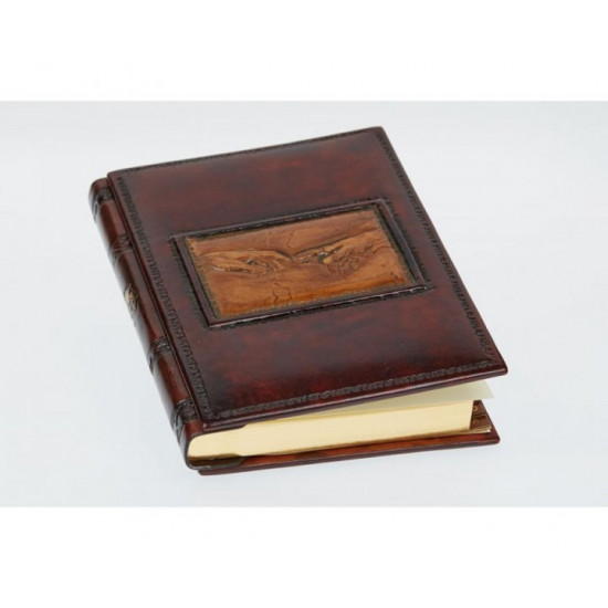 Leather address book Florentia Creation 15x22 cm Brown (RUB5643001)