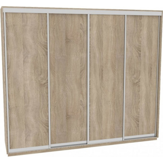 Sliding wardrobe HOUSE N4306 Sonoma Oak chipboard 300x60x240