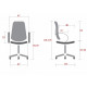 Ergonomic Office Chair Bali Fly 2230 DeepTilt Black