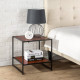 Metal bedside table in Loft style StepLoft Stand-143