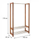 Hallway stand Fenster Lux Brown