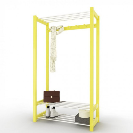 Clothes rack Fenster Lux 4 Yellow