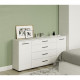 Bedroom Set 2 made of laminated chipboard Nymphaeum Alba Everest