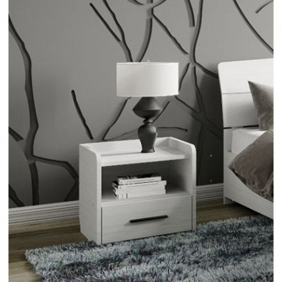 Bedroom Set 2 made of laminated chipboard Nymphaeum Alba Everest