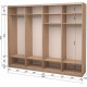 Four-door wardrobe Roko 238.4x242x60 cm Mirror Sonoma Oak (20200024659)