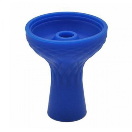 Silicone bowl Fannel with a rim in a black color finish