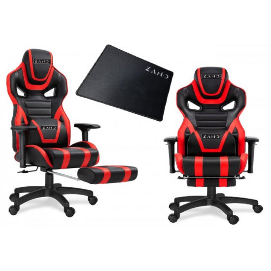 Computer gaming chair ZANO FALCOR RED + Mouse pad