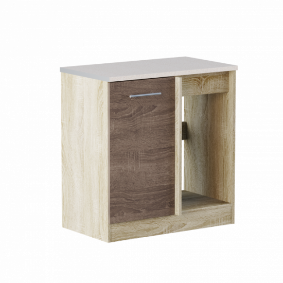 Eco kitchen module with countertop Bottom Corner 790 Combi Oak Sonoma Truffle 79x46x85 cm