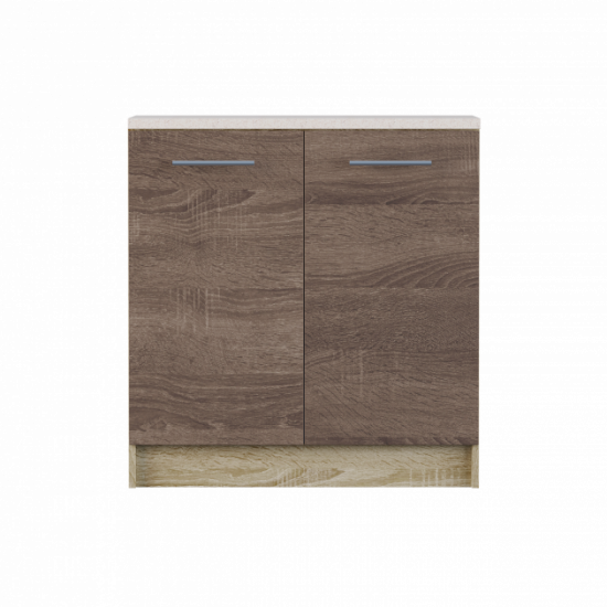 Kitchen module Eco Bottom 800 with worktop Combi Oak Sonoma Truffle 80x46x85 cm