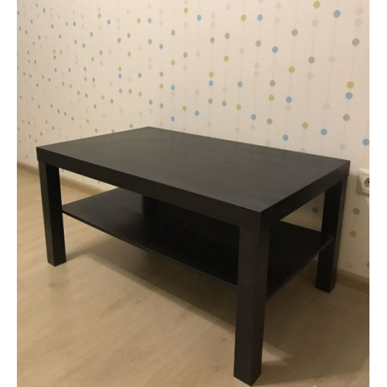 Журнальний столик LACK 90х55 см IKEA 401.042.94 чорний/коричневий