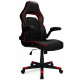 Computer gaming chair Strike Black and red