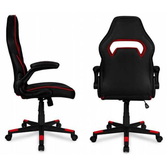 Computer gaming chair Strike Black and red