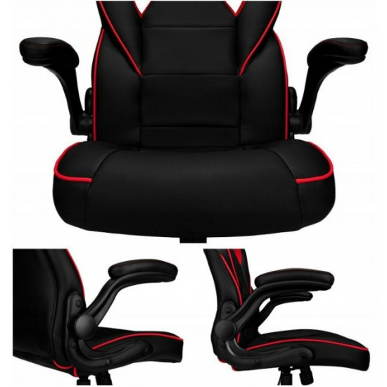 Computer gaming chair Strike Black and red