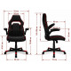 Computer gaming chair Strike Black and red