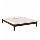 Double wooden bed without headboard L-24 Skif 120x200 walnut