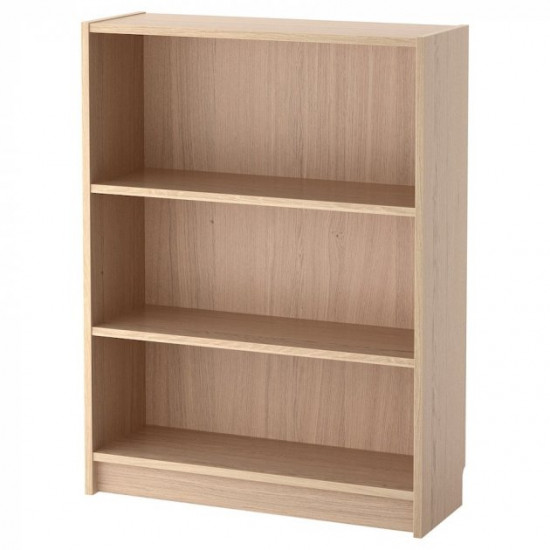 Книжковий шафа IKEA BILLY 80x28x106 см білий дубовий шпон (104.042.08)