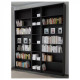 Bookcase IKEA BILLY 200x28x237 cm black-brown (090.204.71)