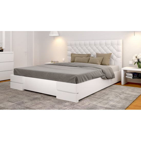 Double bed 180x190 Camellia Arbor Drev beech wood White