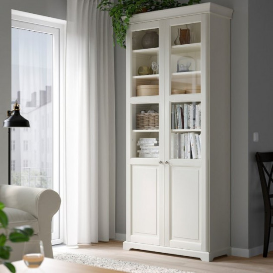  Сервант IKEA LIATORP 96х214 см білий (190.287.54)