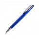 Ballpoint pen with blue ink, automatic, plastic, with metal clip, Leon Blue