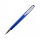 Ballpoint pen with blue ink, automatic, plastic, with metal clip, Leon Blue