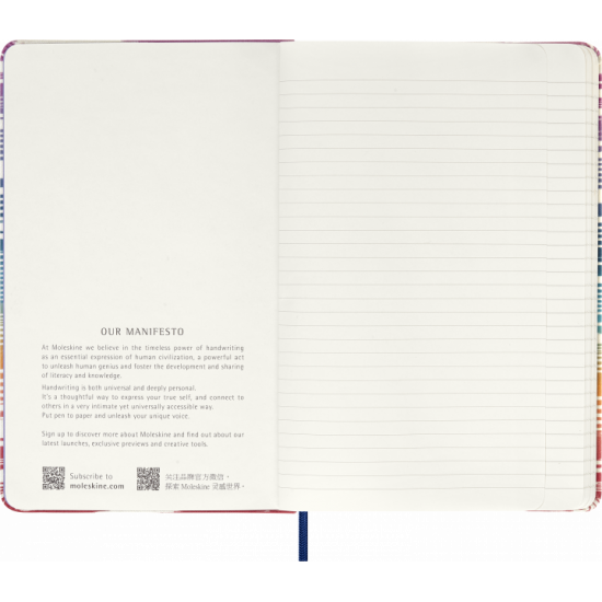 Notebook Moleskine Missoni 13 x 21 cm 240 lined pages Canvas (8051575589706)