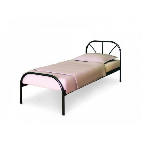 Metal single bed Metakam RELAX-1 190X90 black mat