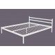 One-and-a-half metal bed Metakam COMFORT-1 190x140 White