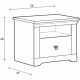 Тумба нічна Гербор Патрік KOM1S