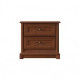 Bedside table Sonata 2S /570x385x535 made of chipboard, chestnut color Gerbor Holding