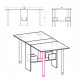 Book table 2 Companit Beech