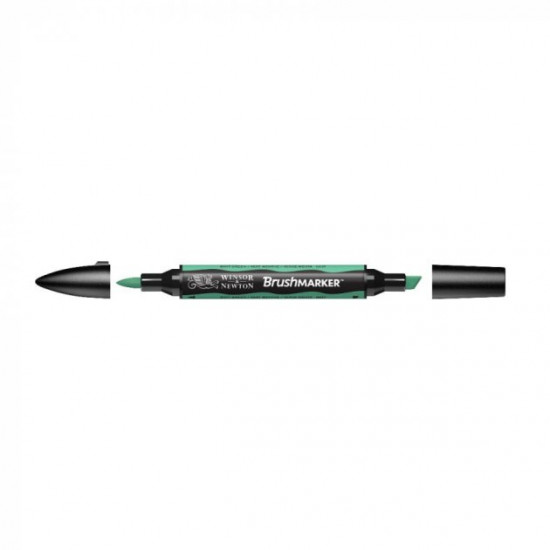  Маркер Winsor & Newton Brushmarker 1 мм зеленый мятный (0204223)