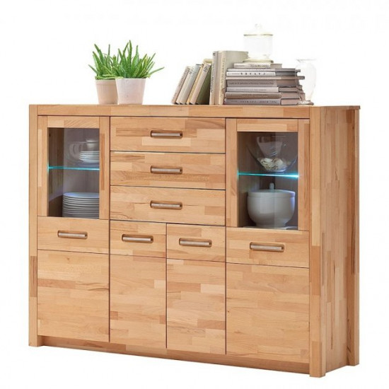 Showcase sideboard in the living room G003 beech wood Mobler