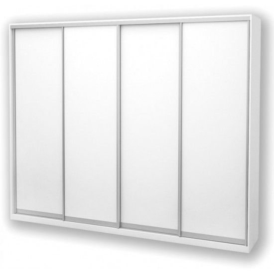 Four-door wardrobe Roko 238.4x242x45 cm chipboard White (20200027193)