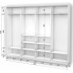 Four-door wardrobe Roko 238.4x242x45 cm chipboard White (20200027193)