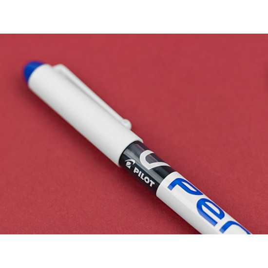 Disposable ink pen Pilot V-Pen Erasable blue