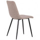 Dining chair Indiana black/melange latte AMF